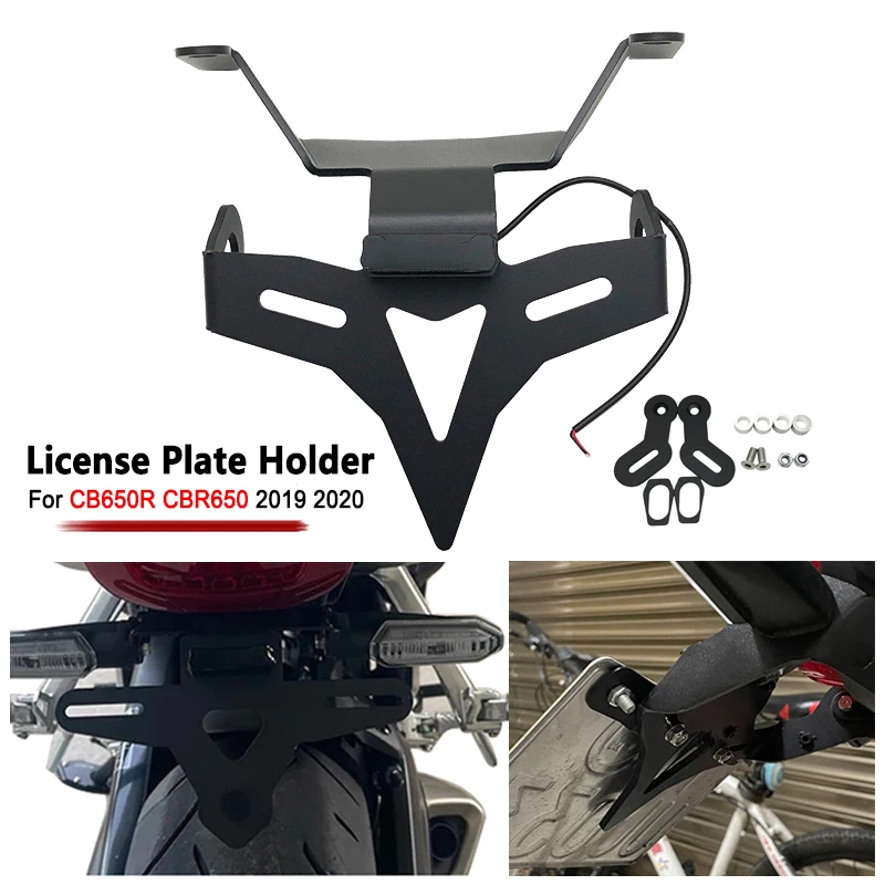 

Держатель номерного знака CB650R, задний фонарь, кронштейн для Honda CB650 R CBR650 CBR 650R 2019 2020, аксессуары для мотоциклов