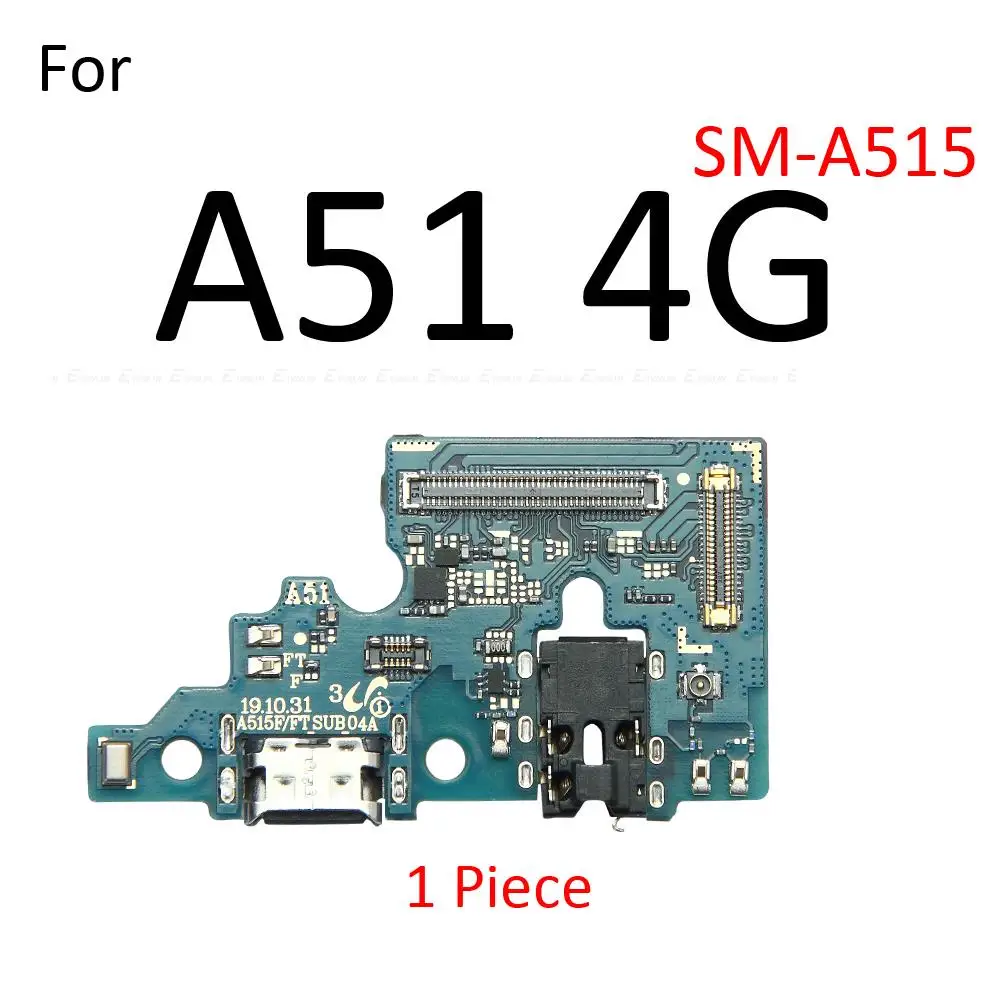 Fast Charging Port Connector Board Parts Flex Cable With Microphone Mic For Samsung Galaxy M42 M51 A51 A52 A71 A72 A90 4G 5G