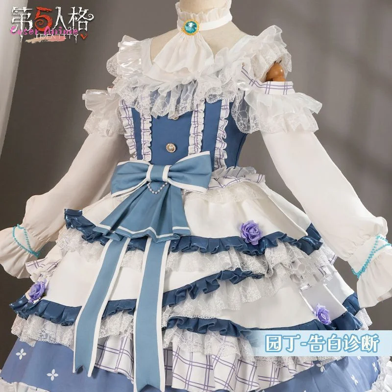 لعبة الهوية V إيما وودز أزياء تنكرية موحدة لحفلة الهالوين للنساء والرجال دعائم الكرنفال