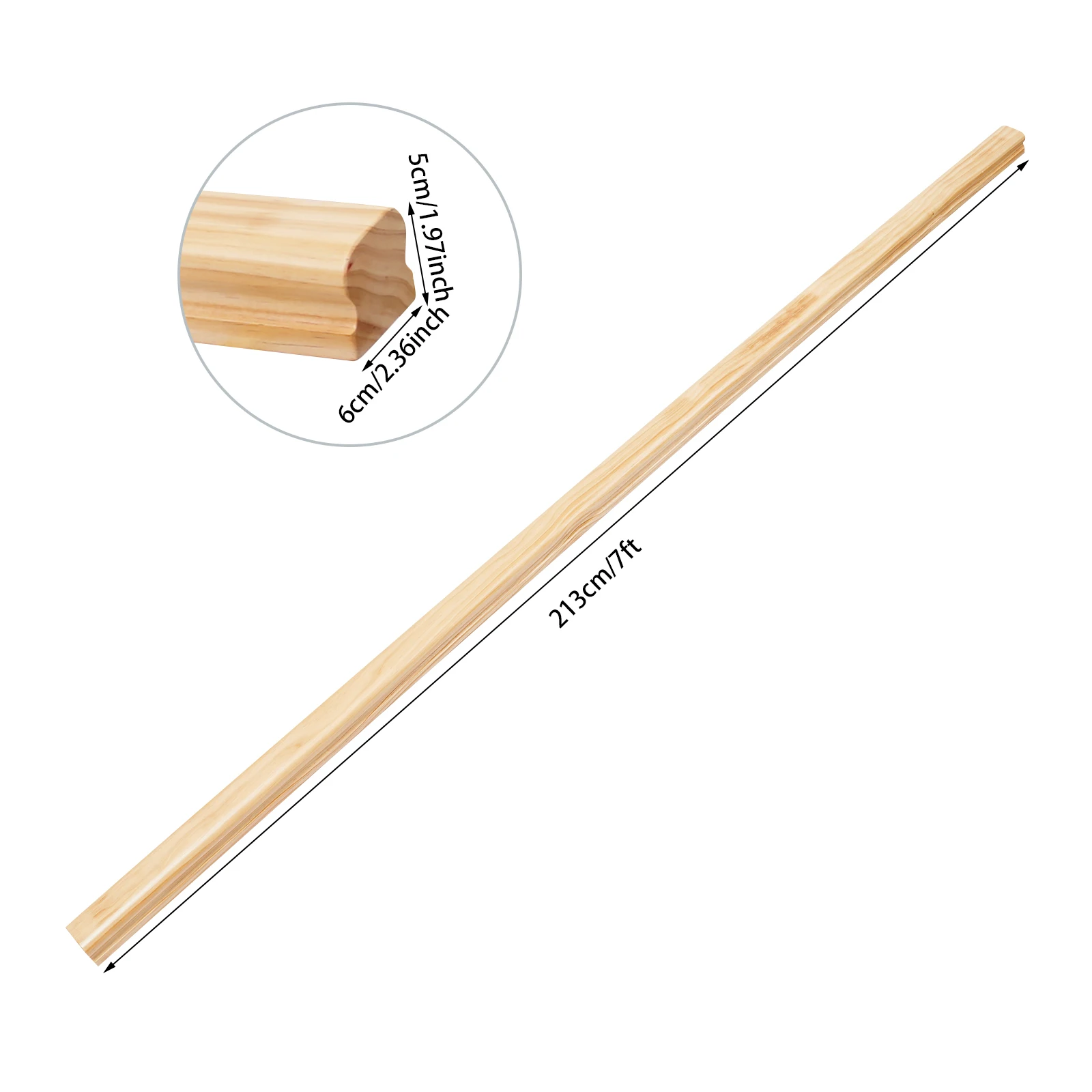 

Настенные деревянные лестничные перила, противоскользящие перила для лестницы, декоративные перила для лестниц, длина 2,13 м/7 футов