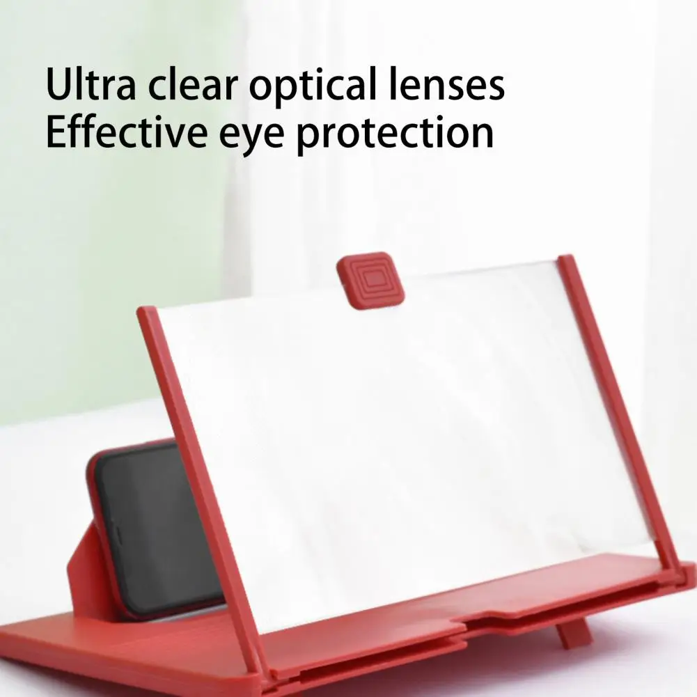 แว่นขยายหน้าจอสำหรับการดูภาพยนตร์ช่วยเพิ่มประสบการณ์การเล่นเกมด้วยแว่นขยายหน้าจอโทรศัพท์มือถือแบบพับได้3D