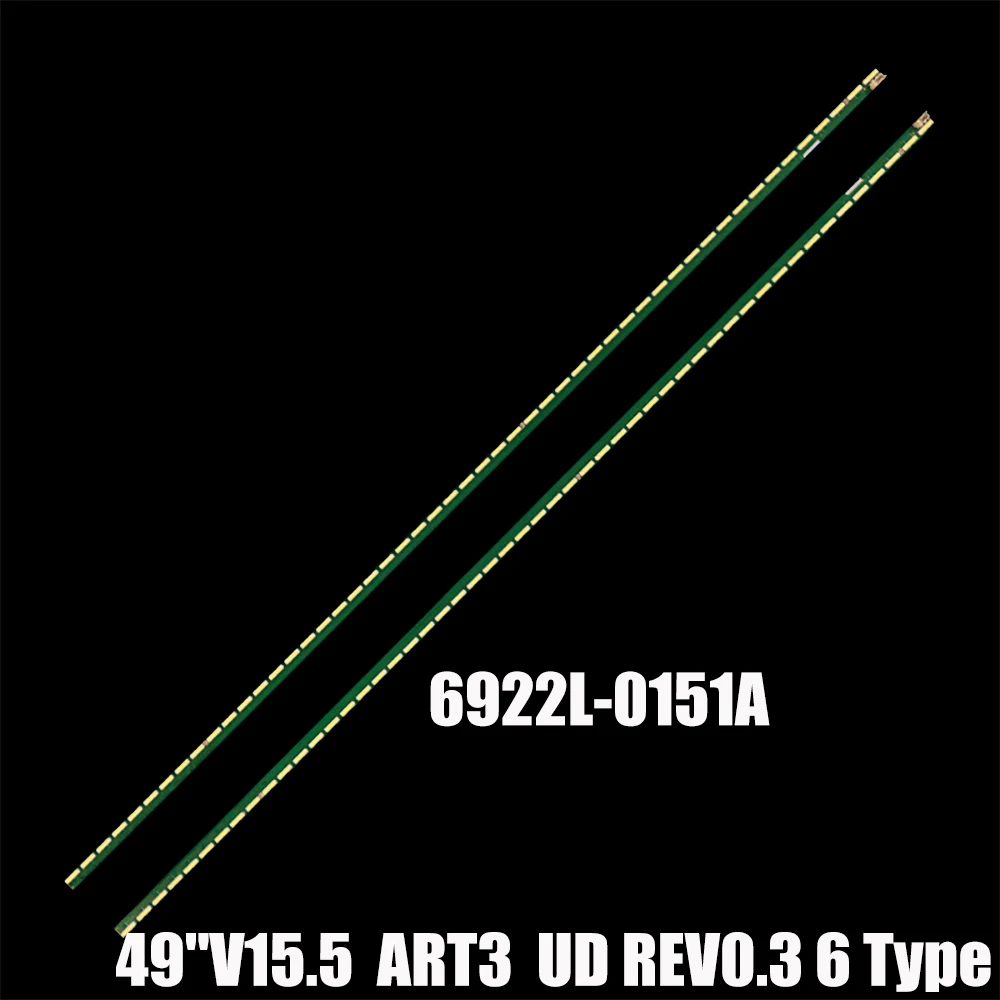 جديد 30 قطعة LED شريط إضاءة خلفي ل 49UF6800 49UF6430 49UF6490 49UF770V 49UF680V 49UF7707 6922L-0151A 401-1 49 V15.5 ART3 UD