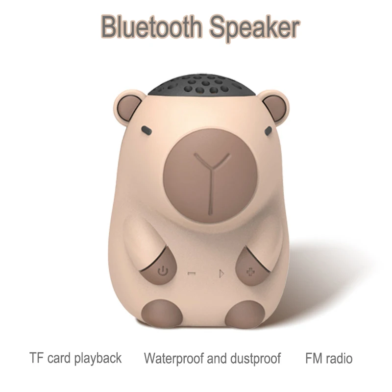 Новинка 2025 года, водонепроницаемый Bluetooth-динамик Capibara, стерео объемный звук, подключаемый радиоприемник Tws, куплетная зарядка, детский динамик, подарок Новинка 2025 года, водонепроницаемый Bluetooth-динамик Capibara, стерео объемный звук, подключаемый радиоприемник Tws, куплетная зарядка, детский динамик, подарок