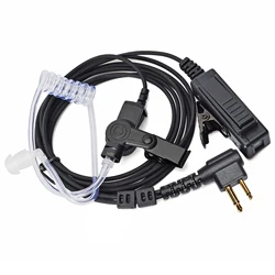 2 Pin Headset for Motorola CP200 CP200D CLS1110 DTR550 RDU2020 RDU4100 RDU4160D Acoustic Tube Surveillance Kit Radio Earpiece