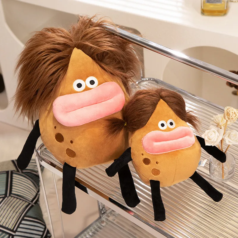 Kawaii 30-50CM Bang Hair Potatoes Toy DIY Styling Super Soft Dolls Simulation Funny Expression Girls Birthday Halloween Gift Hom