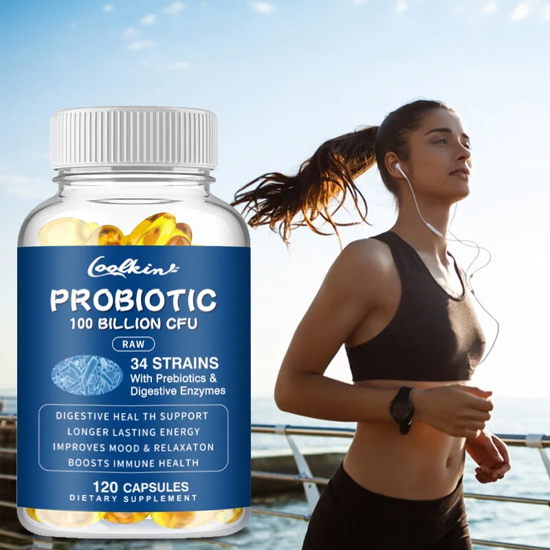 

Probiotics Supplements - Helps Burn Fat Metabolism & Promotes Nutrient Digestion and Gut Health for Adult Men & Women