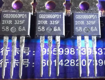 

5-10PCS/LOT IRGB20B60PD1 TO220 GB20B60PD1 IGBT field effect Free Shipping