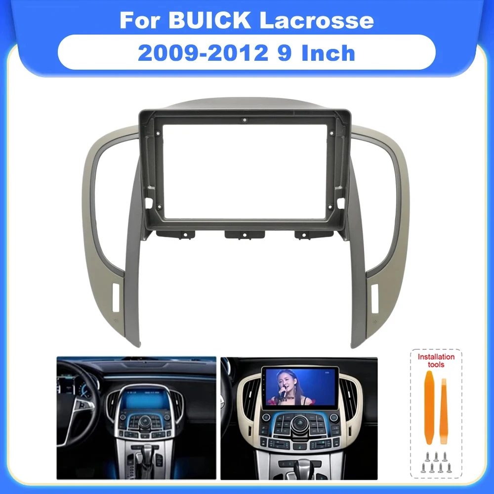 For BUICK Lacrosse 2009‑2012 9 Inch 2 Din Android Car Stereo Radio MP5 Player Dashboard Frame