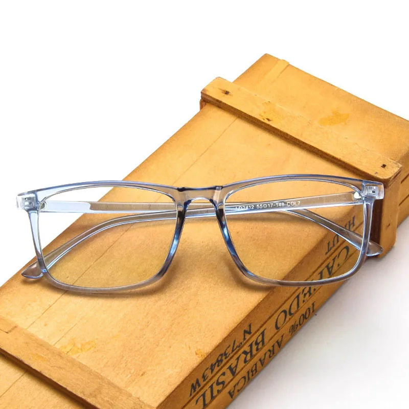 New Korean Style Glasses Frame Men Women Fashion Square Shape Man Woman Eyeglasses Factory Low Price Decorative Glasses