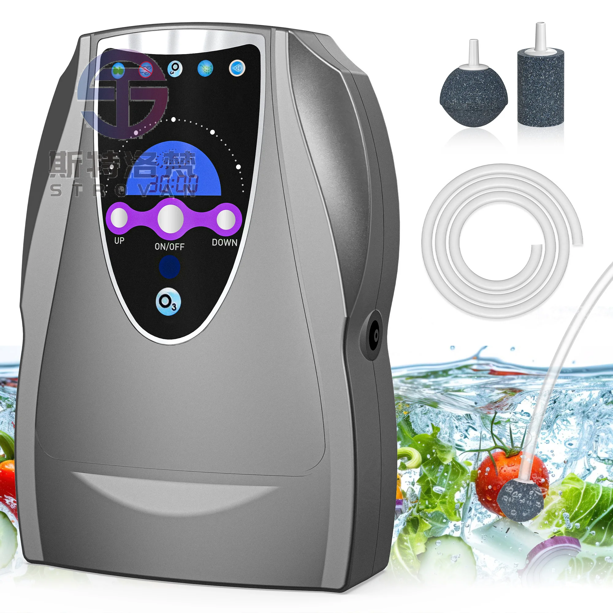 Wall-mounted and Desktop Multifunctional Ozone Generator for Water and Air