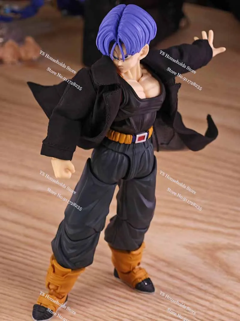1/12 troncs Figure sans manches à manches longues conception Mini coupe-vent manteau jouets vêtements accessoire pour Dragon Ball 6 "soldier décor