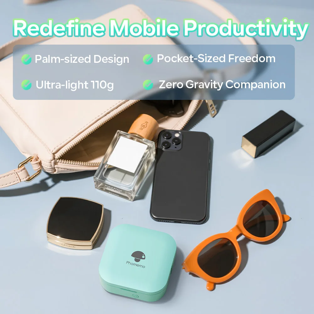 Phomemo Q30 Bluetooth Label Maker, Thermal Sticker Maker with 1 Roll Free Label, Available for Small Business/Home Organization