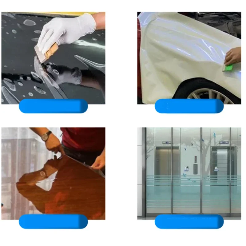 Vinyl Wrap Car Film Install Squeegee Carbon Fiber Wrapping Tool Auto Foil Window Tint Scraper Household Car wool felt squeegee