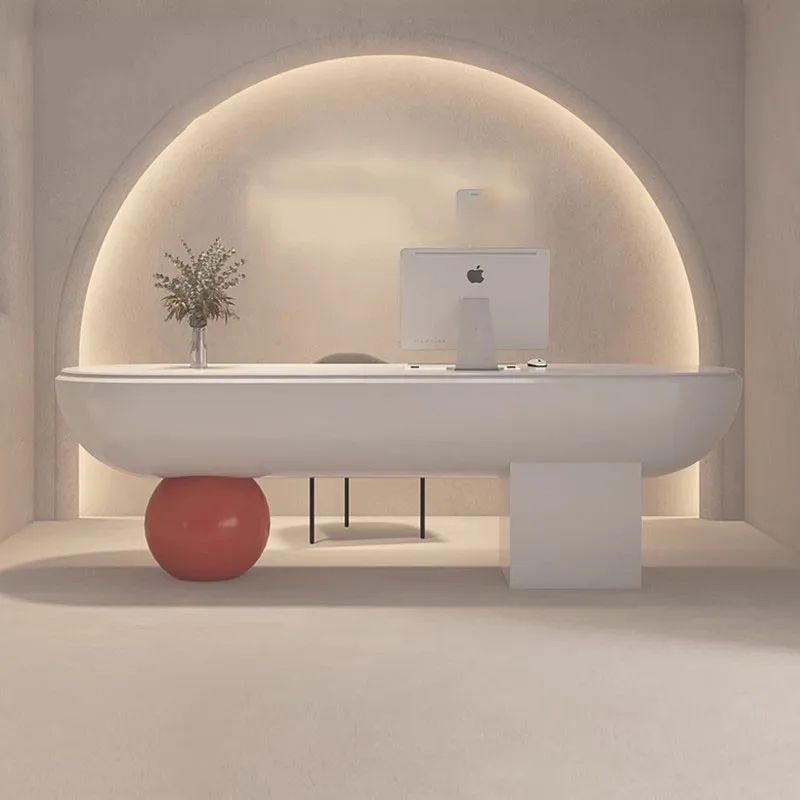 

Salon Shop Reception Desks Shelves Modern Best Company Minimalist Desks Display Hotel Unique Escritorio Commercial Furniture