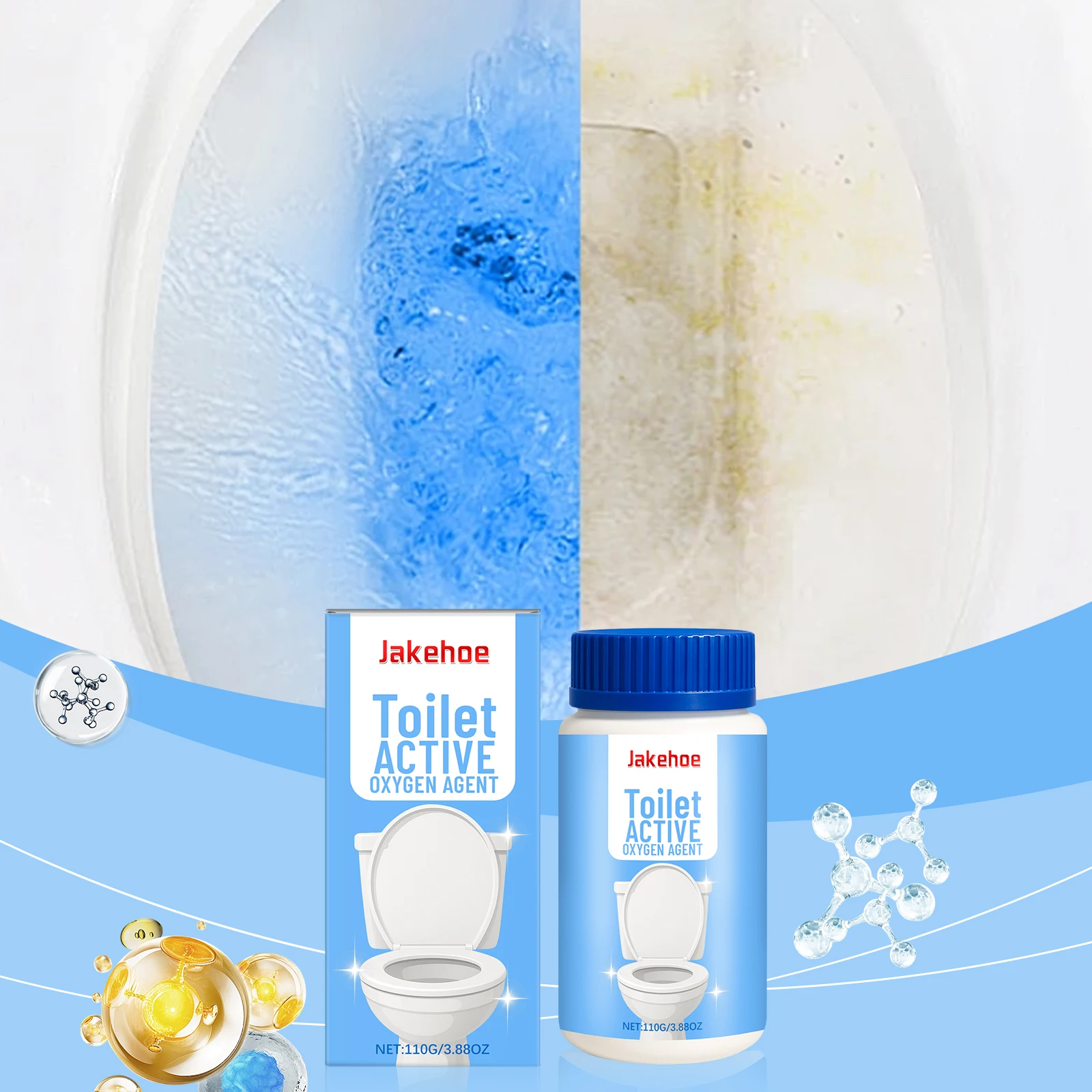 

Jakehoe активный порошок для чистки унитаза, бытовая чистка унитаза, удаление запаха, удаление весов, чистящий порошок для бытовой уборки