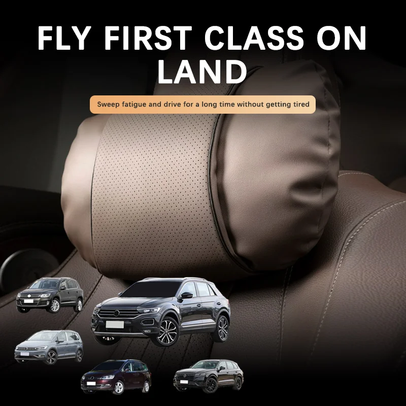 

Car Seat Headrest Neck Support Pillow For Volkswagen Tiguan Tayron Tharu Teramont Tavendor Touareg Talagon T-Roc Tacqua T-cross