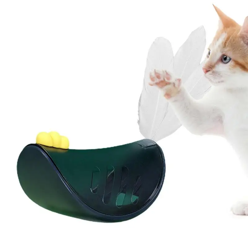 Feather Leaking Food Toy Swing Leaking Toy For Cats And Dogs Reusable Funny Leaking Food Cat Interactive Toy For Small Cats And