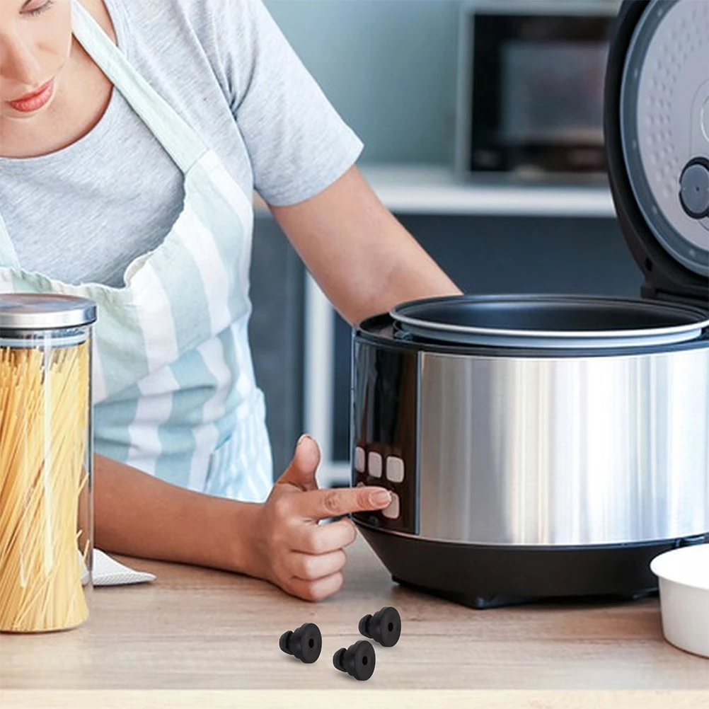 24 Pcs Rice Cooker Foot Pad Bottom Replaceable Rubber Feet Slow Base for Kitchen Appliances Floor Mat