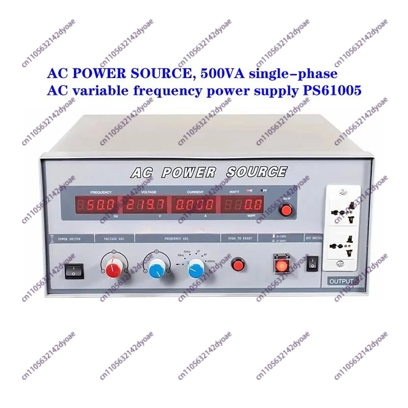 0-150V 0-300V Adjustable AC Power High Voltage Inverter ，PS61005 500VA Variable Frequency  AC Power Source Supply Conversion