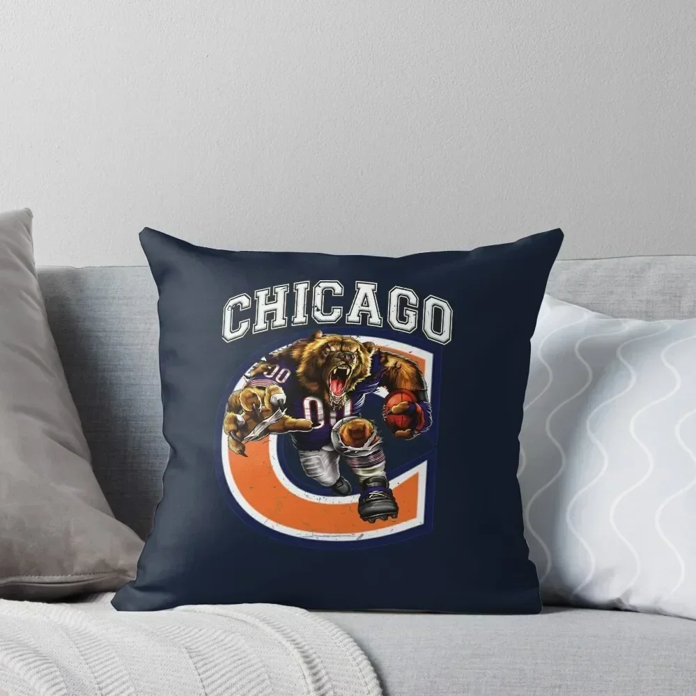 Chicago Football Throw Pillow Decorative Cover For Living Room New year luxury home accessories pillow