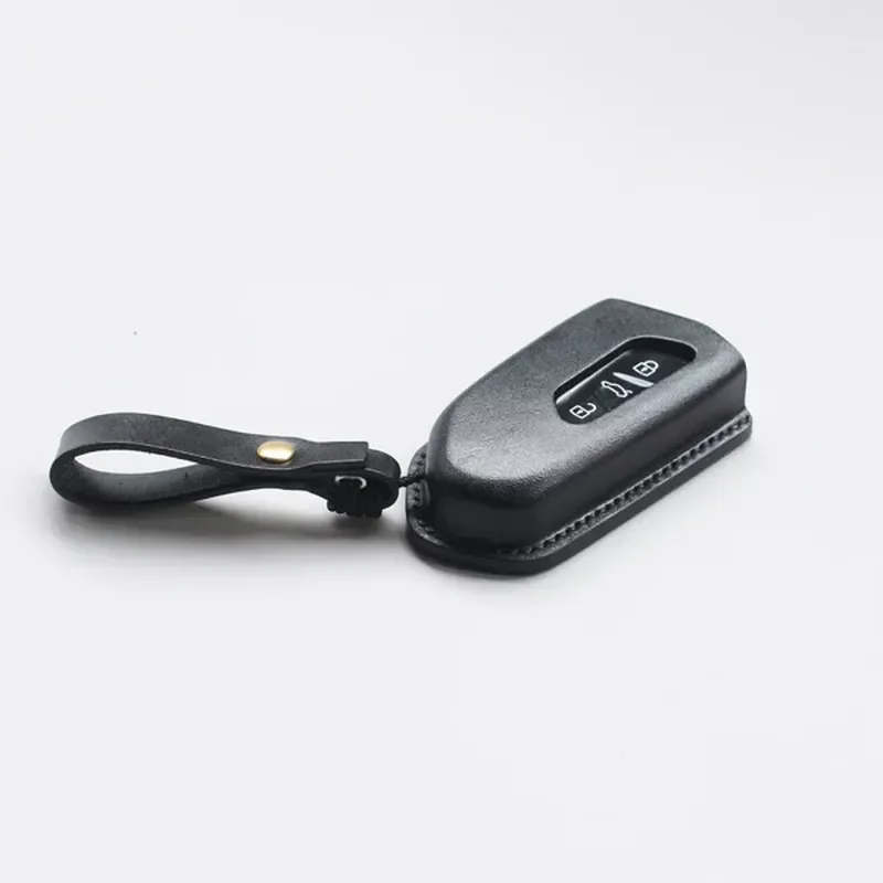 for Volkswagen ID3 ID4 ID7 Touareg PRO Handmade Leather Key Bag Customized Simple Advanced Key Cover Case