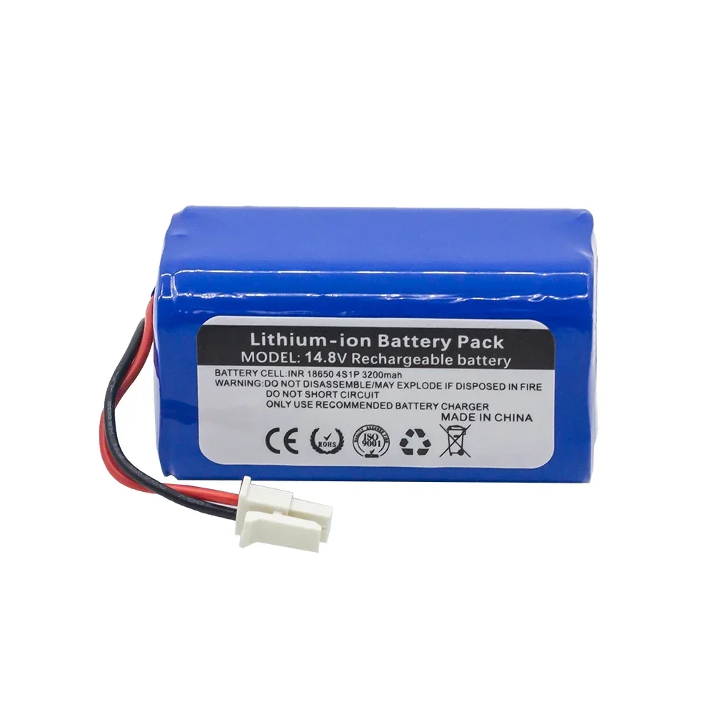 

For Polaris Imou battery Battery of POLARIS 3200 Imou Bagotte BG800 KyvolE31 Coredy R750 Sweeping robot battery 14.8V 3500mAh