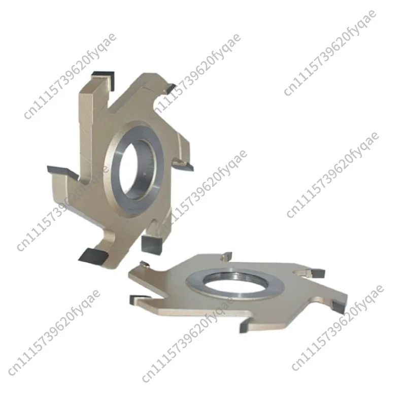 6‑Flute Slot Milling Cutter 125*35*3mm 35mm Bore Square Tooth Tenon Grooving Combined Milling Tool