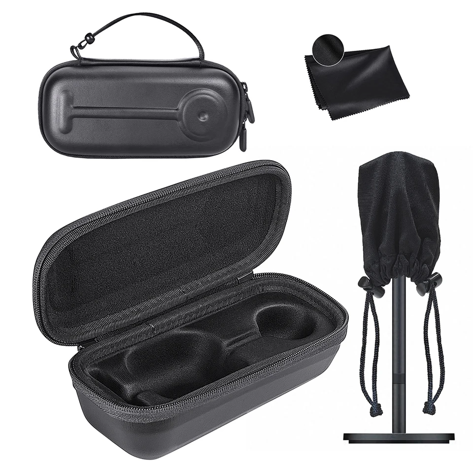 Portable Camera Storage Bag with Lens Cloth