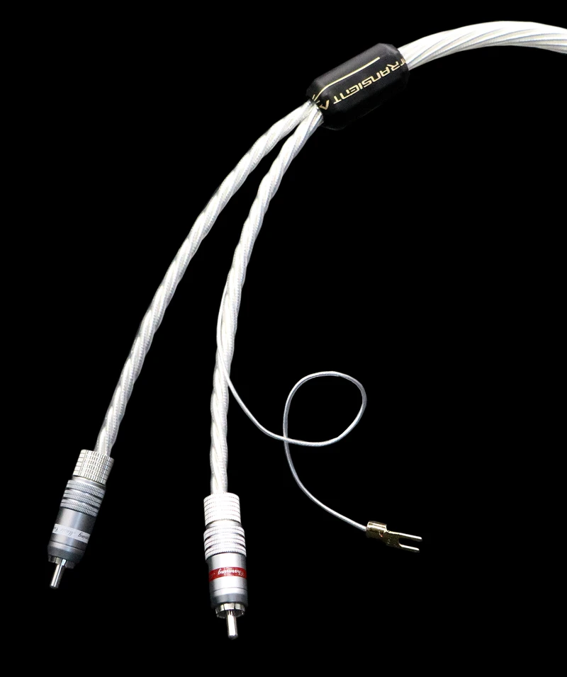 Nordost Odin Silver Plated HiFi Audio Connect Cable Vinyl LP Tonearm Silver  Reference With Ground Wire