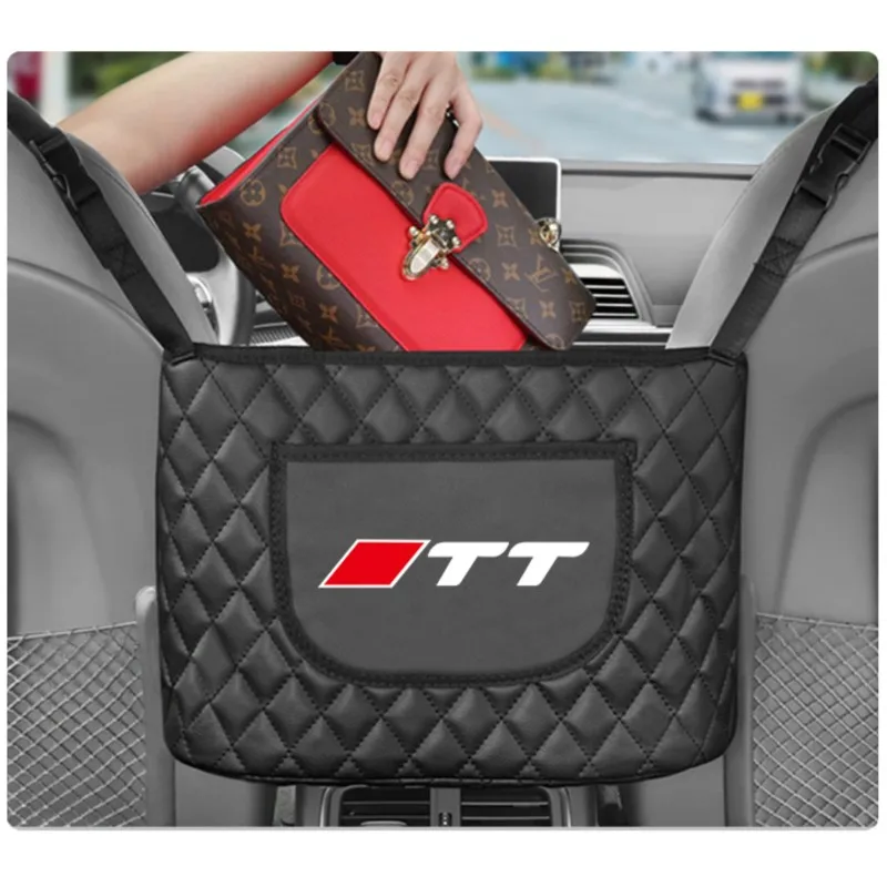 Car Interior Leather Storage Bag Auto Sundries Organizer For Audi Quattro A4 A5 Q5 Q7 RS3 RS4 S5 S6 A6 A7 A8 A1 A3 Q2 Q3 Q8