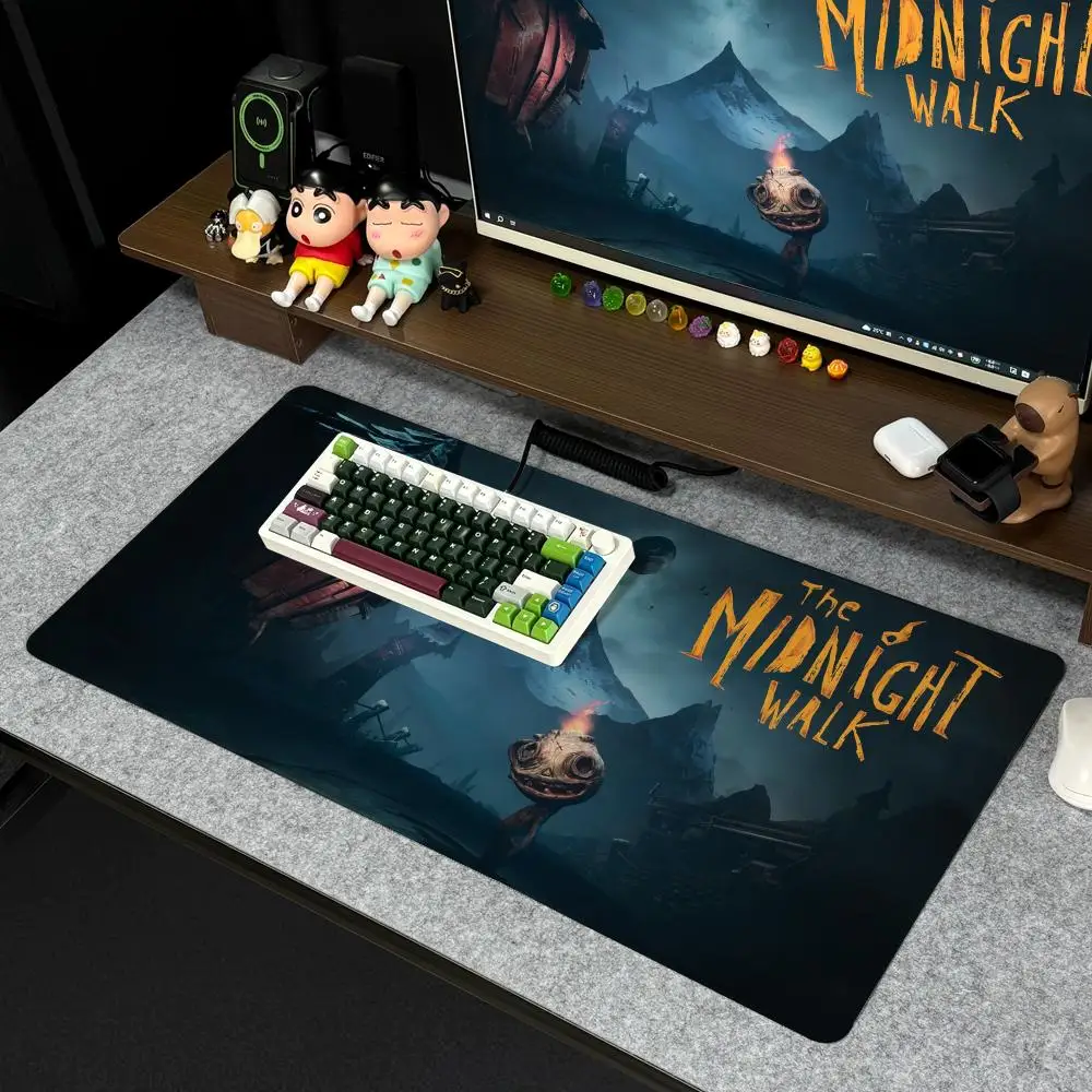 Коврик для мыши Xxl Компьютерный большой размер для прогулок Нескользящая геймерская клавиатура 90x40 см Art Design M-Midnight HD Deskmat