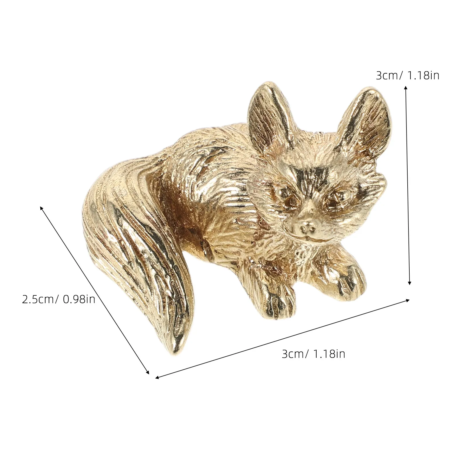 Animal Cabinet Knobs Vintage Brass Fox Shape Drawer Handles Pulls Mounting Screws Closet Cupboard Dresser Furniture Decorative