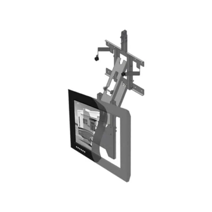 

TV56129H Настенное крепление для телевизора с откидной крышкой для домашнего кинотеатра и офиса обеспечивает плавную вертикальную регулировку и компактное хранилище. Идеально подходит для
