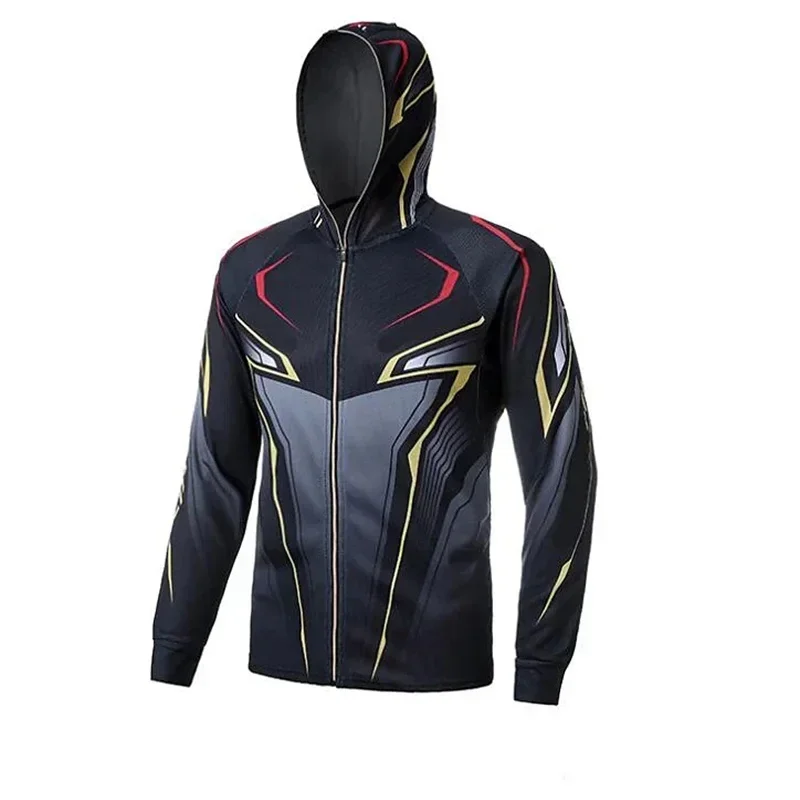 

High-Quality CustomizedLong Sleeve Fishing Clothing Anti-UV Comfortable Printing Men's Sublimation Hoodie Fishing Jerseys