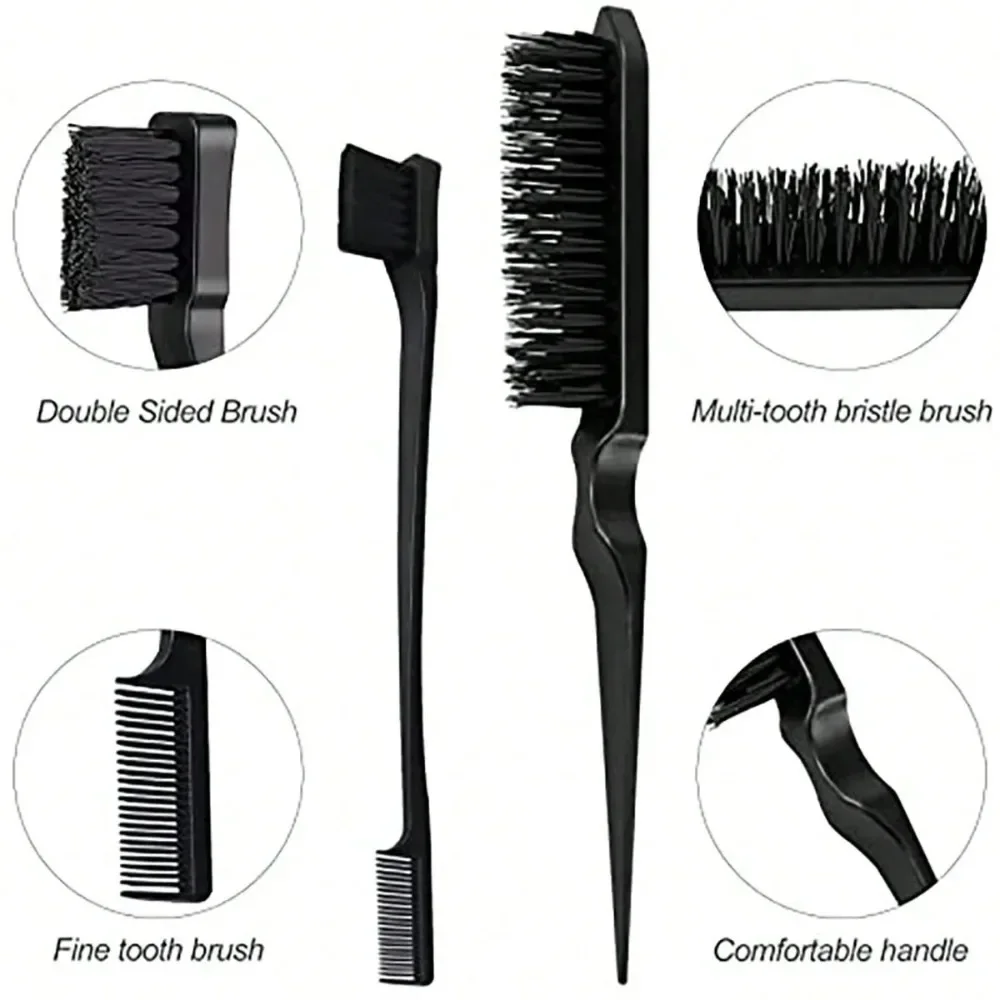 3pcs Hairdressing Tools Styling Comb Set