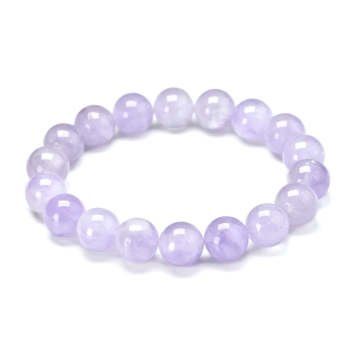 Natural Purple Jade Round Bead Bracelet 6mm 8mm10mm Healing Spirit Bracelets Gem For Women and Men Strand Meditation Jewelry