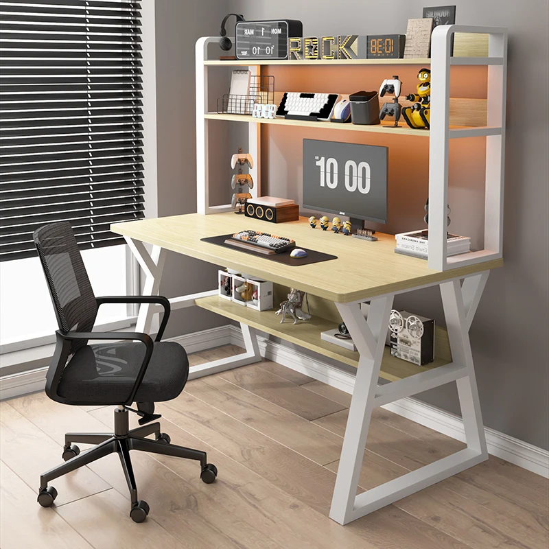 Black Student Desk Bedroom Conference Gaming Standing Desk Office Makeup Executive Table Pour Ordinateur Office Furniture