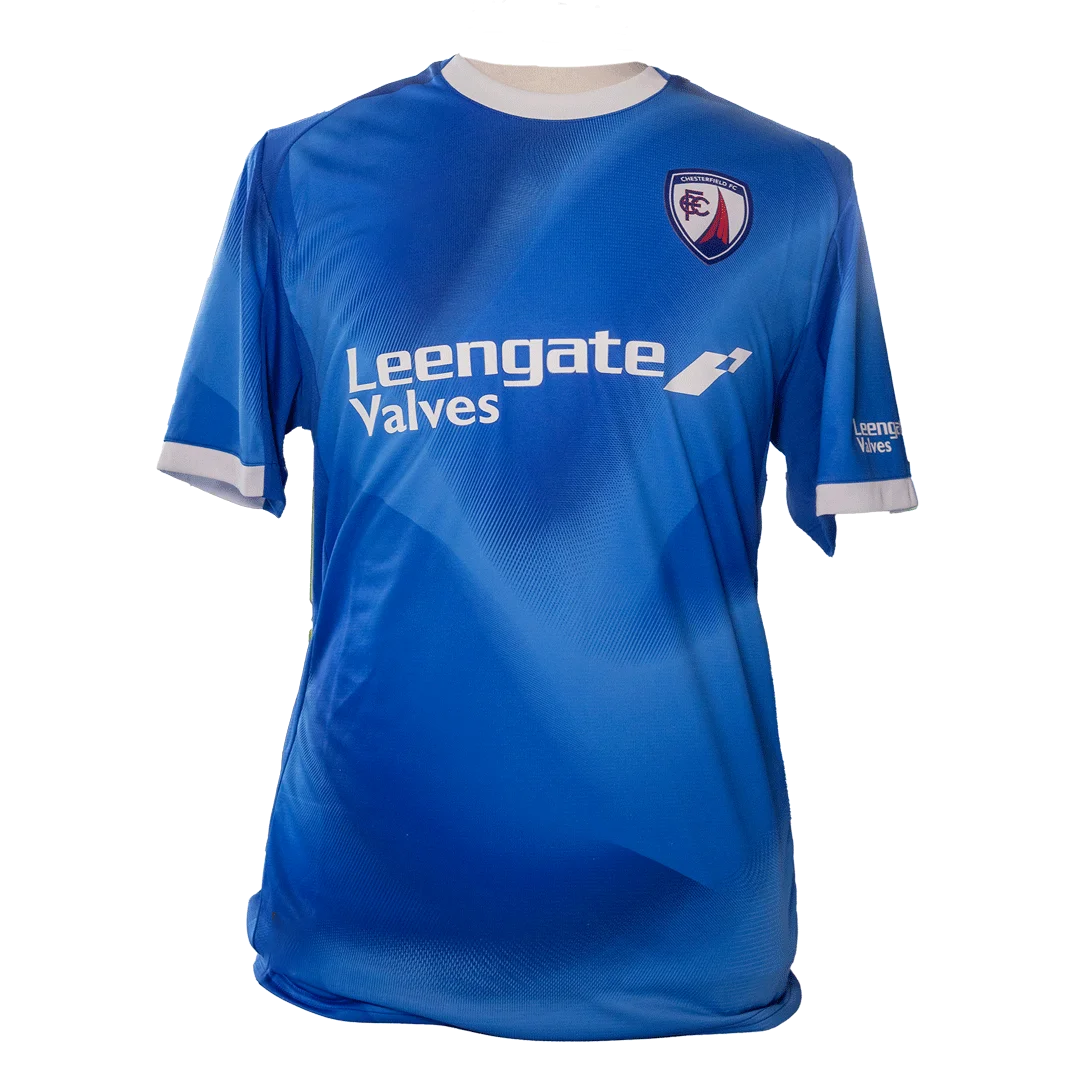 25-26 تشيسترفيلد هوم آند أواي قمصان كرة القدم ثلاثية الأبعاد مطبوعة قصيرة الأكمام تي شيرت رياضي نفسها للبالغين والأطفال #1