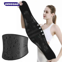 1PCS Thermal Magnetic Therapy Lumbar Support Belt Lower Back Brace for Men and Women,Self-Heating Waist Strap with Gauss Magnets