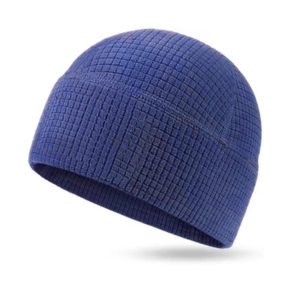 

Polar Fleece Winter Running Hats Warmer Solid Color Running Winter Sport Cap Sweat Absorption Windproof Outdoor Warm Hat Fishing