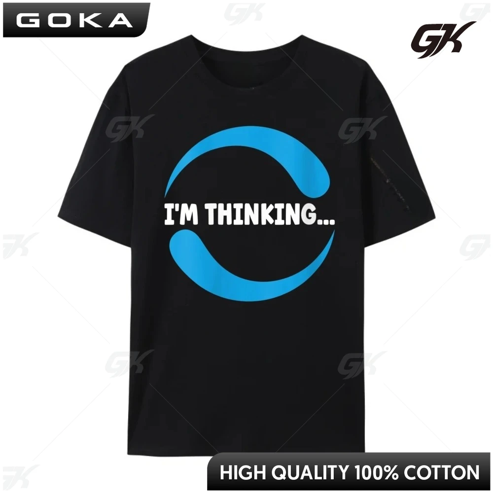

Womens I M Thinking For Geeks Nerds Programmers Vintage T Shirts Comfortable Graphic Printed Tshirt Slogan Classic Tops