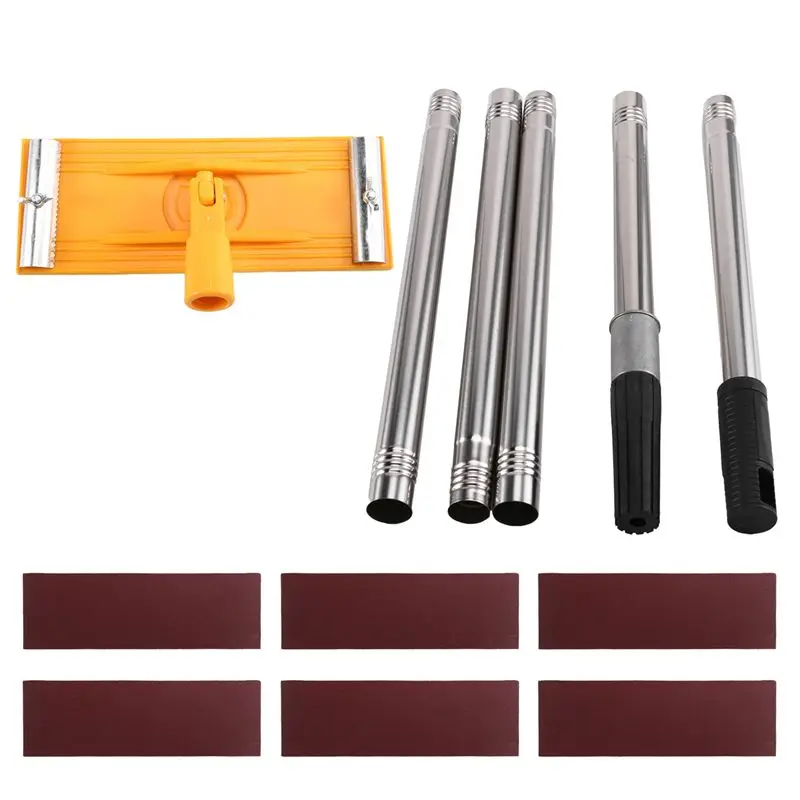 AS94-Sanding Pole, Manual Hand For Drywall Sander With Extension Pole-Pole Sander For Drywall, Ideal Perfect For Painting