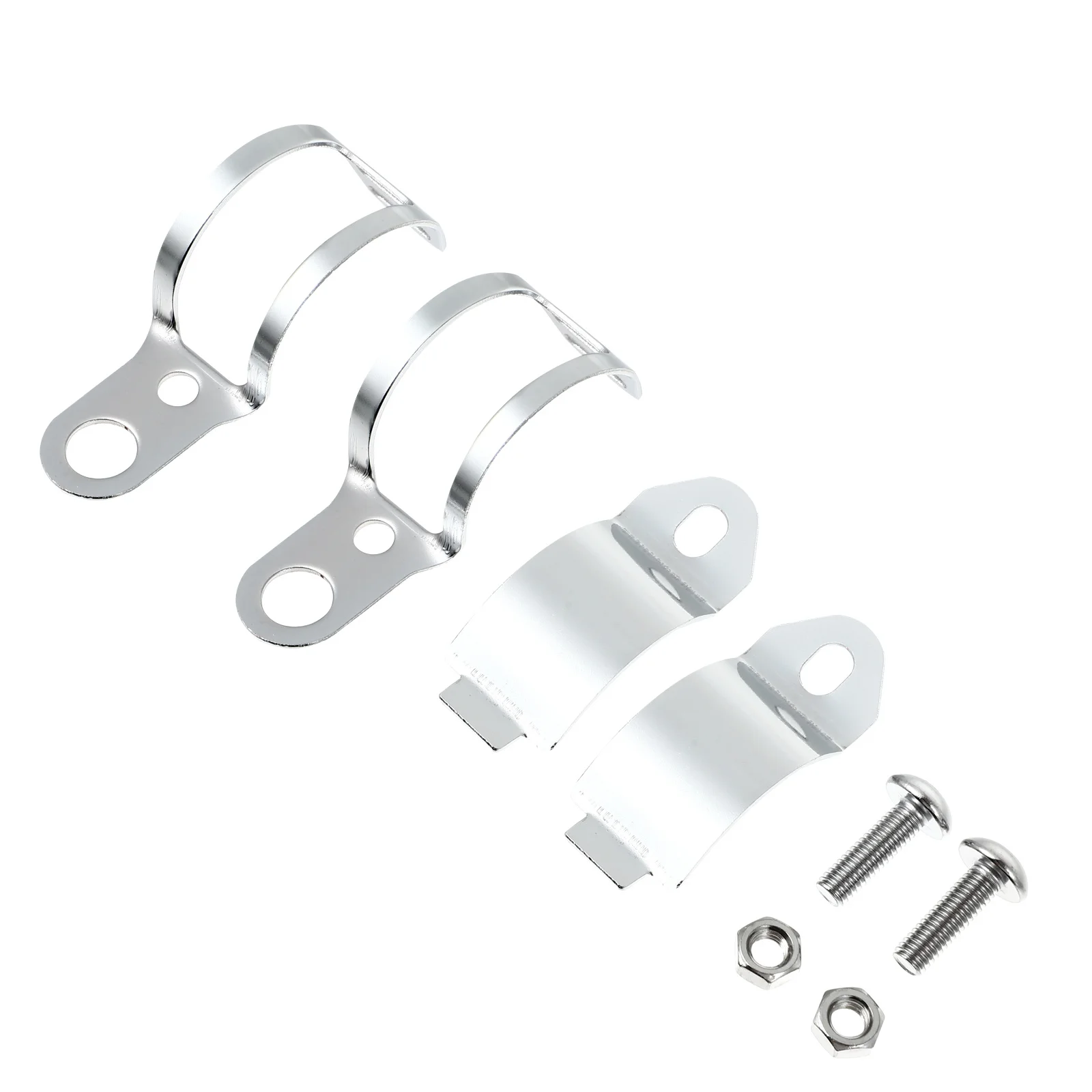 

2Pcs Shock Absorber Fixed Motorcycle Turn Signal Brackets Classic Black Durable Iron Mounting Clamp Front Fork Indicator