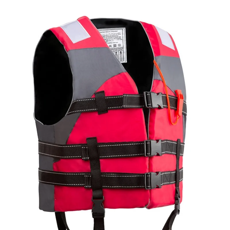 

Outdoor Swimming Life Jackets with Whistle Adult Kid Vest djustable Buoyancy Survival Suit Kayak Buoyancy Aid Sailing Watersport