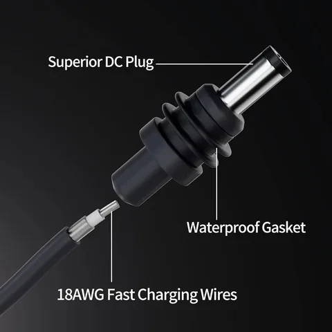 Водонепроницаемый кабель питания Starlink Mini DC 12V — внешний вид товара