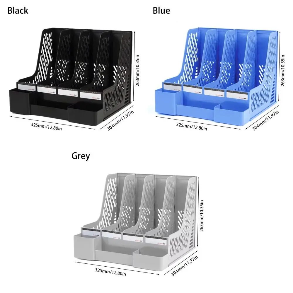 1 Stuks Grote Capaciteit Desktop Bestand Rack Multi-Layer A4 Document Certificaten Bestand Houder Lade Plastic Kantoorbenodigdheden