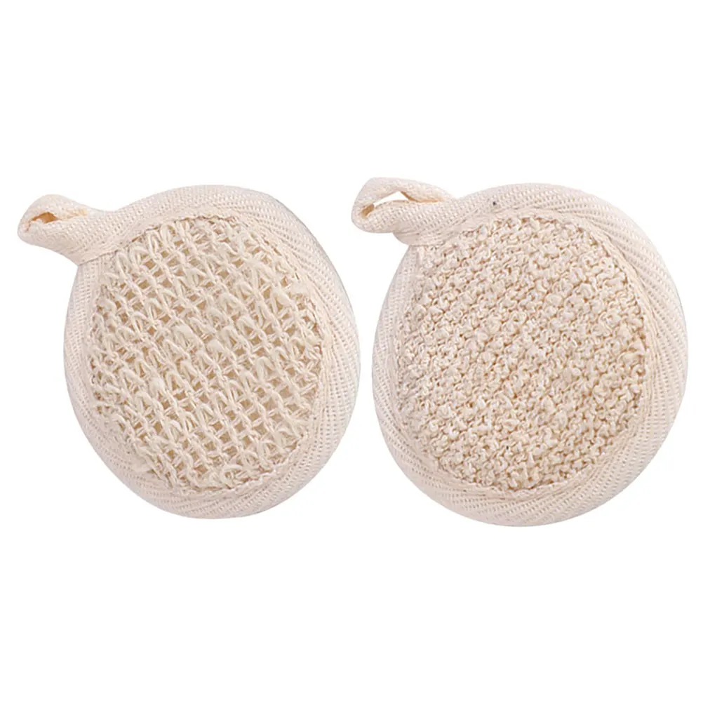 

2Pcs Bath Towel Body Exfoliating Cloths Shower Exfoliating Towels Loofah Cleaning Brush Deep Pore Cleanser Skin Smoother