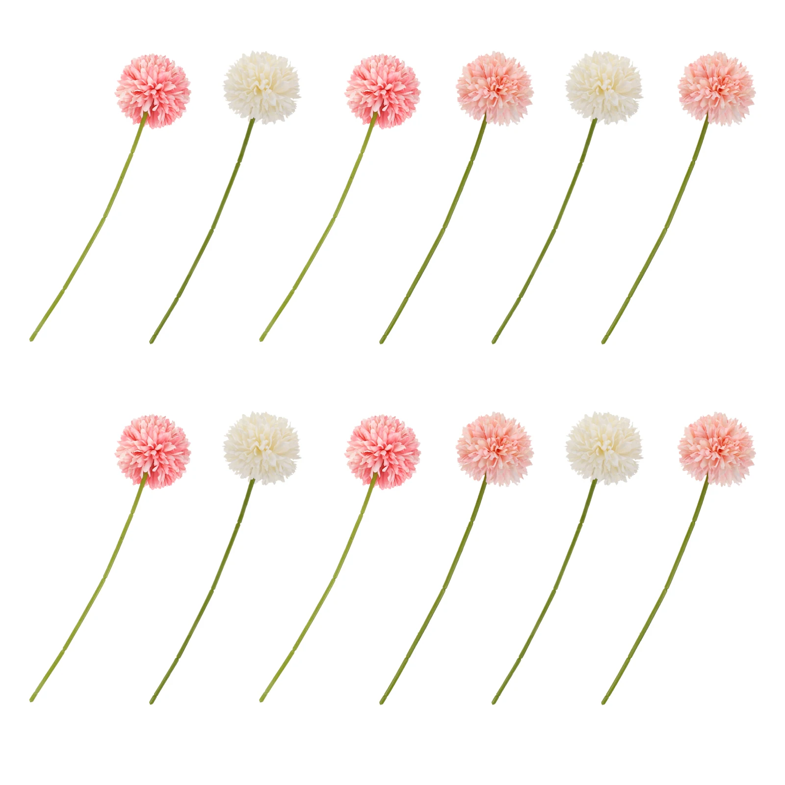 

12 Pcs Flower Decoration Realistic Silk Wedding nament Artificial Flower Decor Bouquet Home Office Shop Decor Simulated