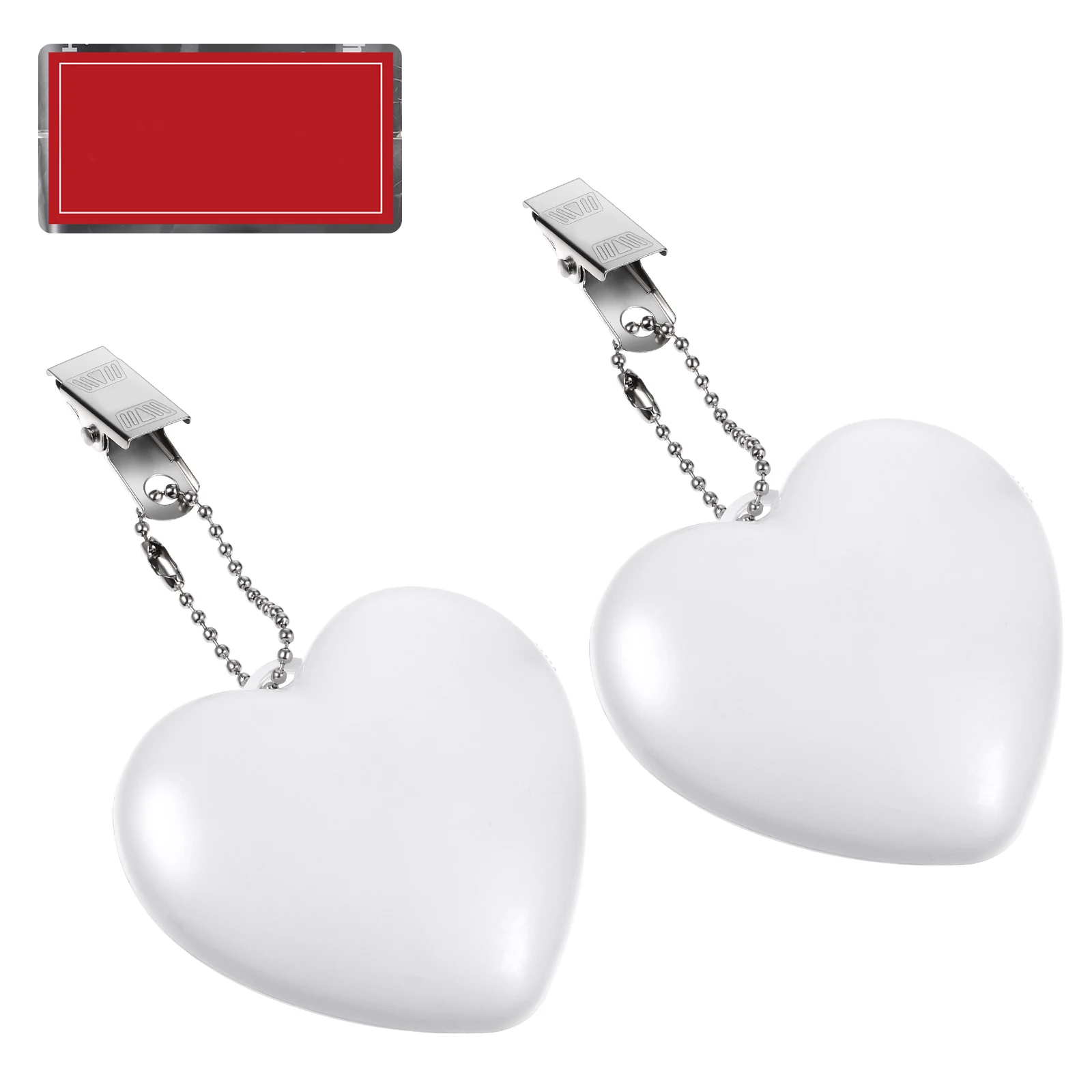 

2pcs LED Handbag Light Purse Heart Night Small Lamp Powered Touch Sensor Portable Lighting Bedside Lamp
