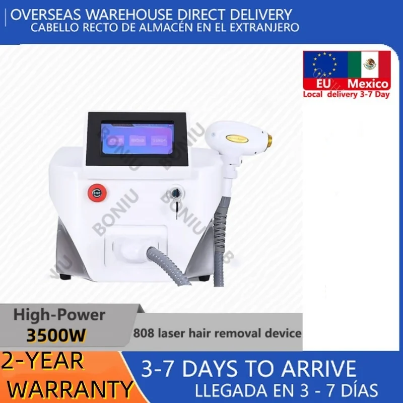 Diodo laser755 808 1064nm multi comprimentos de onda máquina de remoção de pêlos cabeça de resfriamento depilador a laser indolor rosto corpo depilação